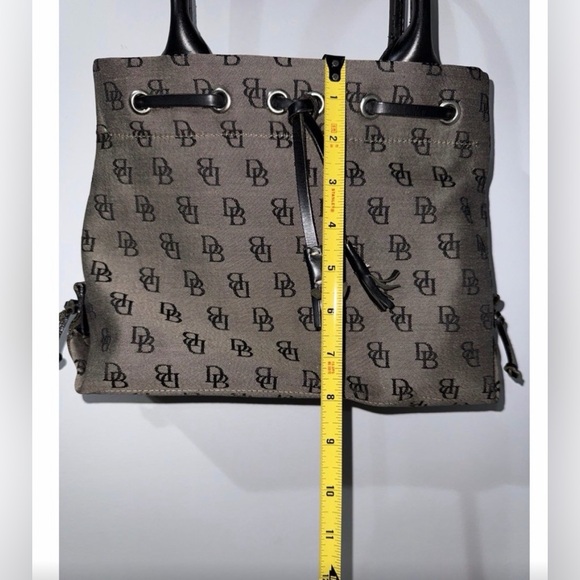 Dooney & Bourke Black and Brown Satchel - Picture 7 of 9